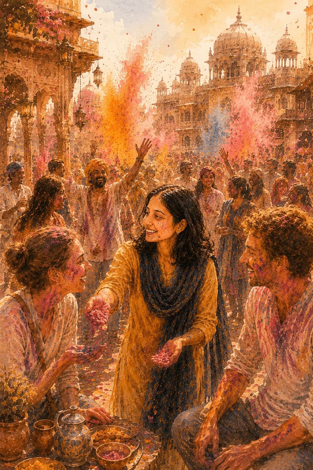 Holi Festival Mathura